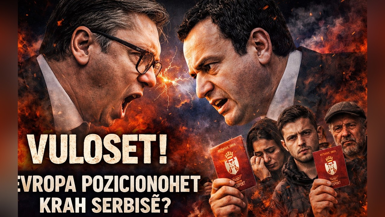 VULOSET! EVROPA POZICIONOHET KRAH SERBISË? Kosovaret duhet te mbajne PASAPORTA SERBE?
