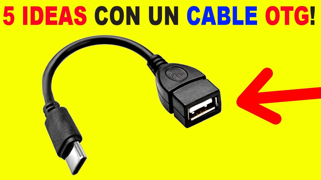Mira Todo lo que puedes Hacer con un cable OTG y un Celular!
