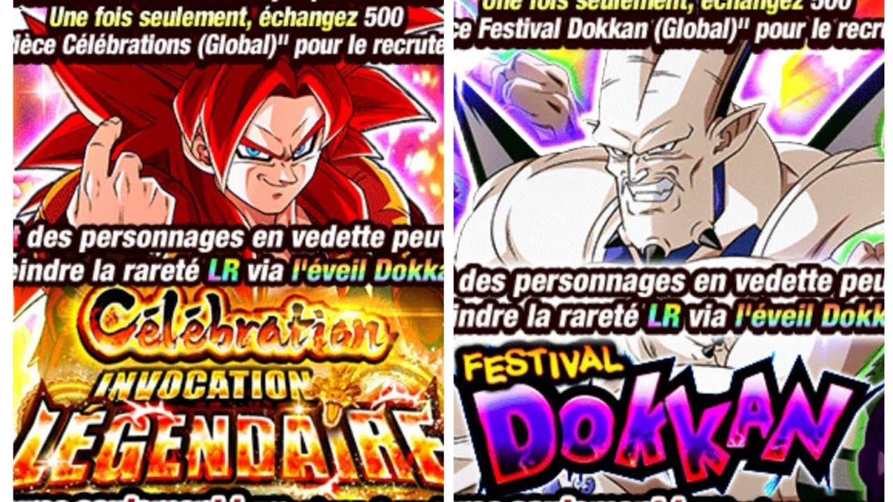 Invocation million de DL sur Dokkan battle 