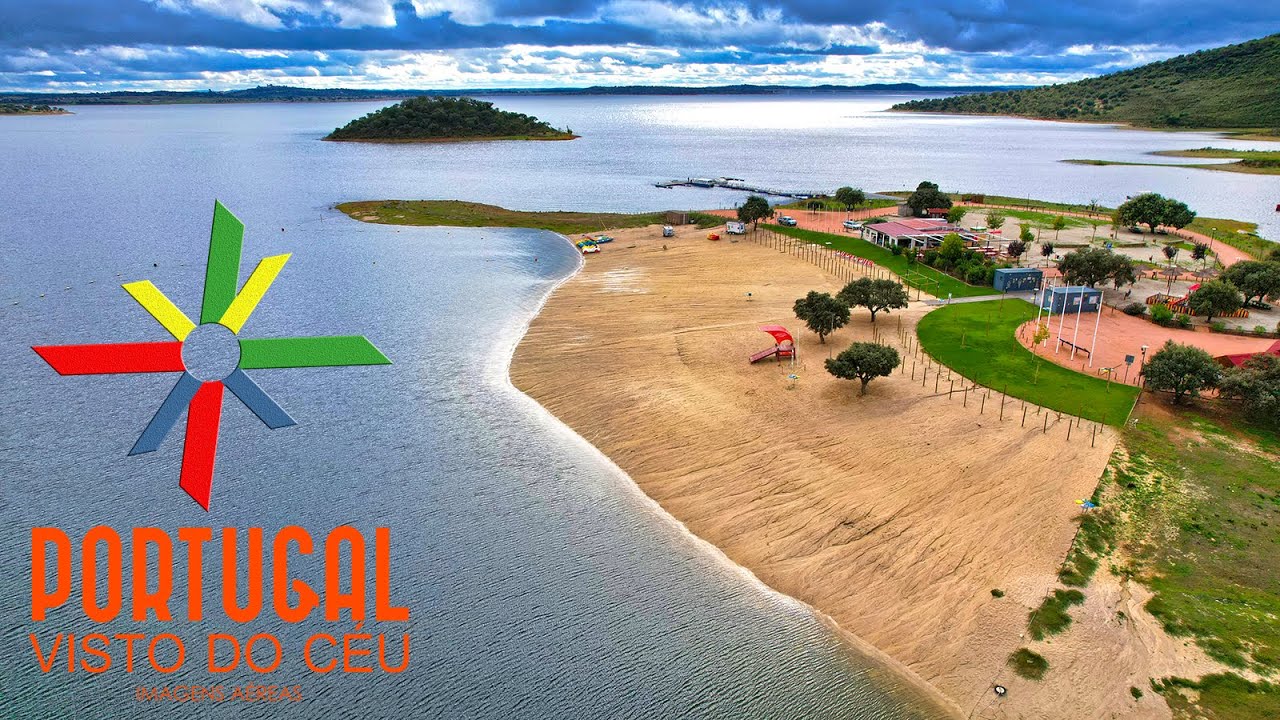 Monsaraz river beach 🏞️ A paradise in Alentejo 🏖️ Praia fluvial de Monsaraz 🛥️ Alqueva - 4K UltraHD