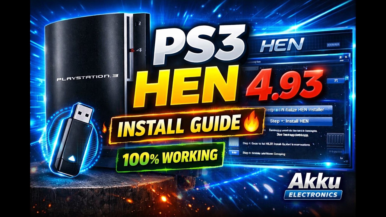 How to Install PS3 HFW + HEN 4.93 (Latest Method 2026)