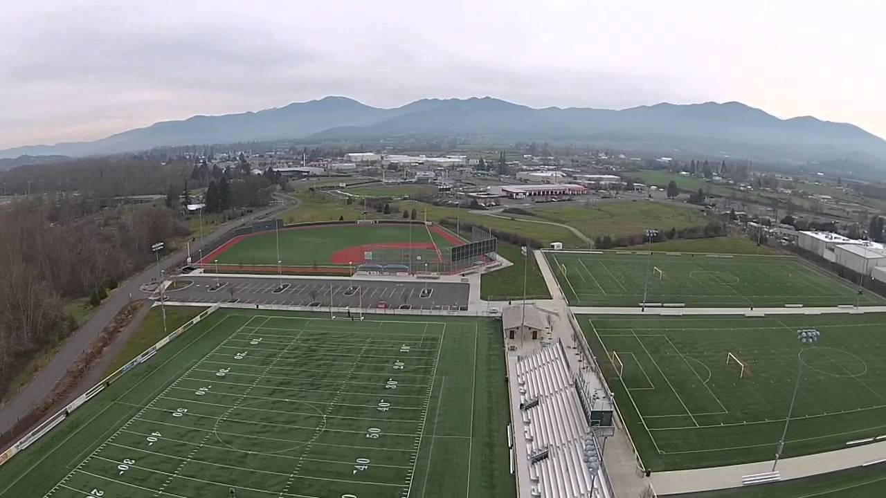 Drone Footage - USC (US Cellular Fields/Park) in Medford, Oregon