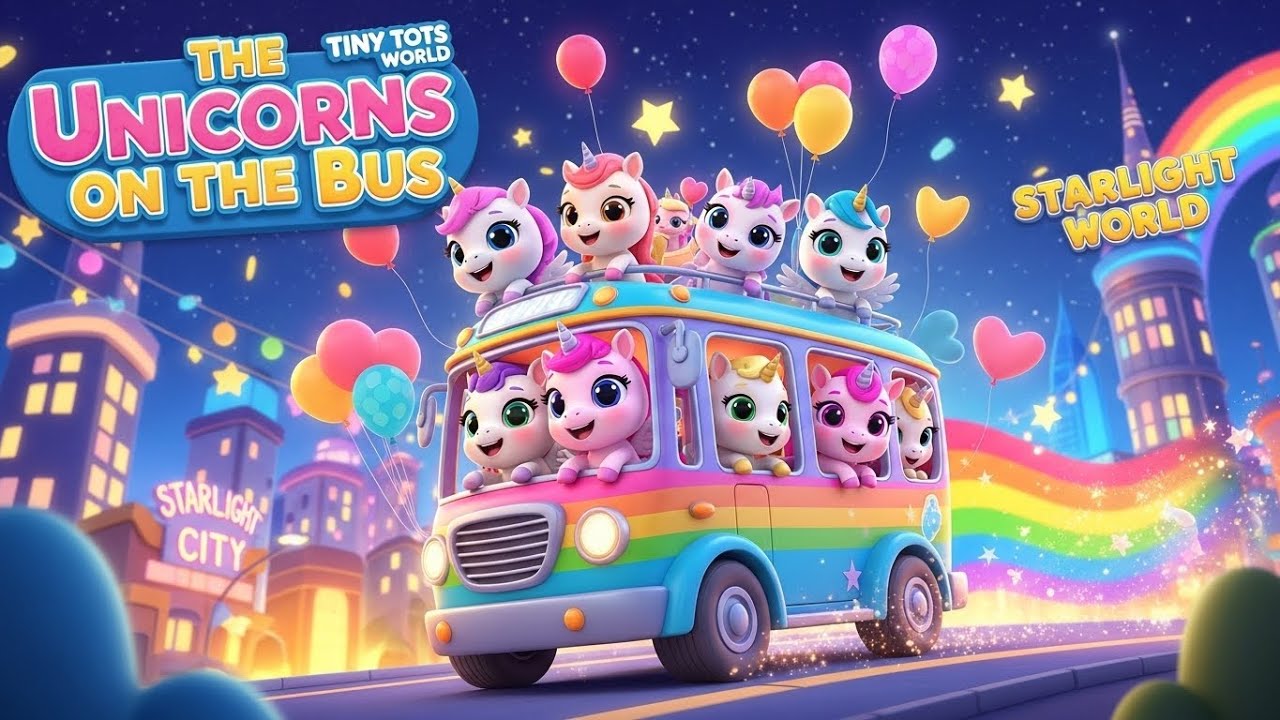 The Unicorns on the Bus 🦄🚌 | Starlight City Adventure