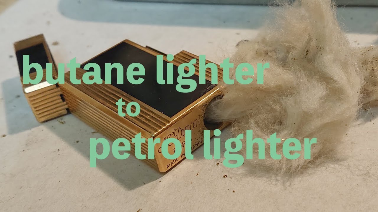 【Butane→Petrol】1950's S.T.Dupont the first butane cigarette lighter 