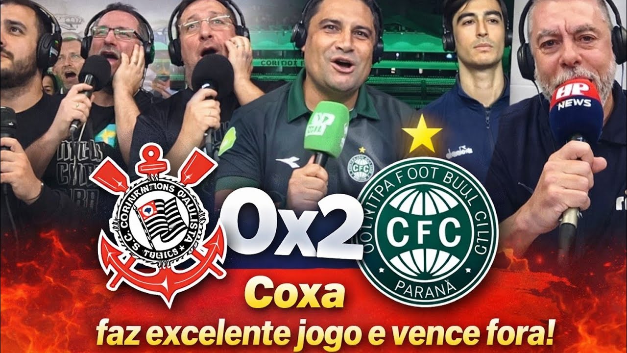 Reações do Coritiba e do Rádio | Corinthians 0 x 2 Coritiba – Coxa joga muito e vence fora!