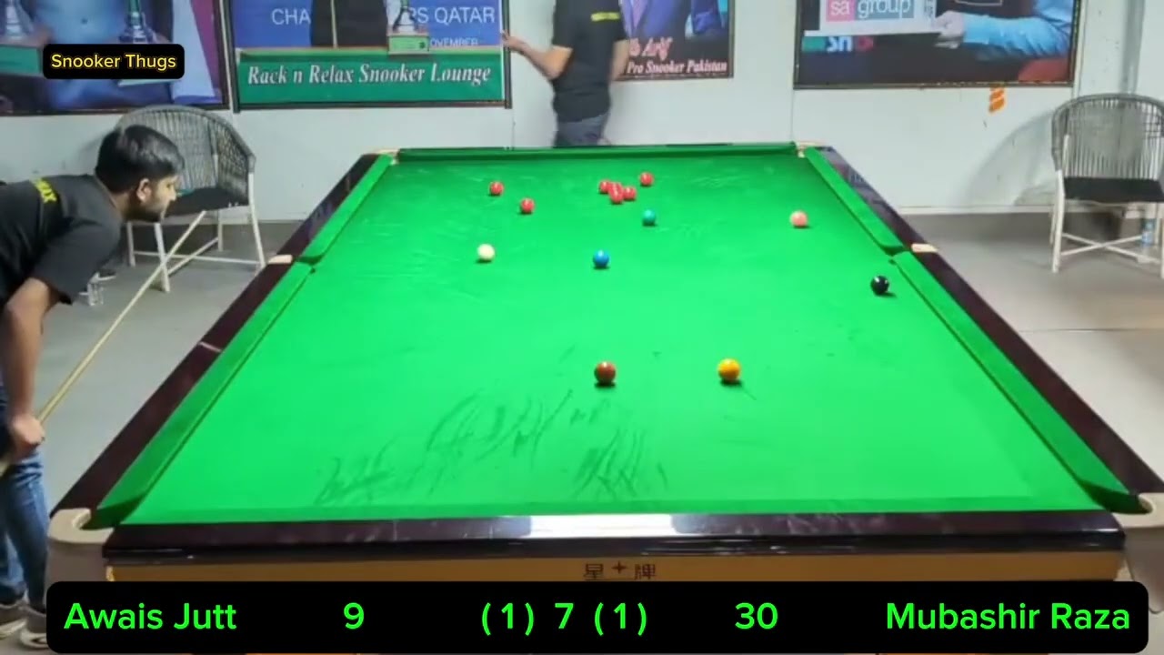 Awais Jutt ( Mithu ) Vs Mubashir Raza Snooker Takra || Best of 7 || 3nd Frame