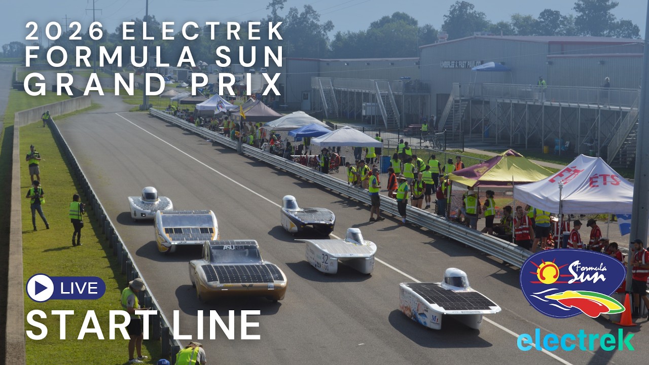 Day 1 | Electrek Formula Sun Grand Prix 2026