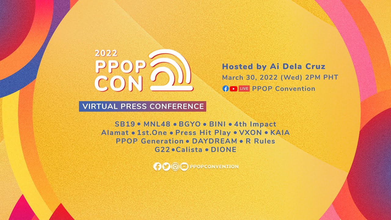 PPOP CON 2022 PRESS CONFERENCE