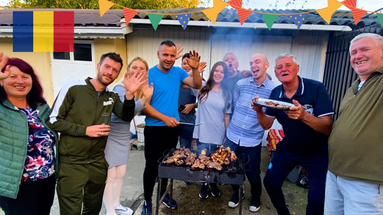 We were invited to a Romanian birthday party! 🇷🇴