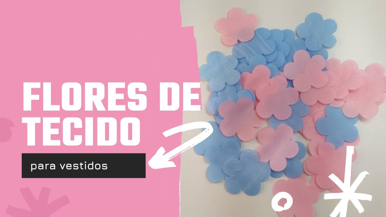 Como fazer apliques de flores para vestidos   Maiara Fresinghelli