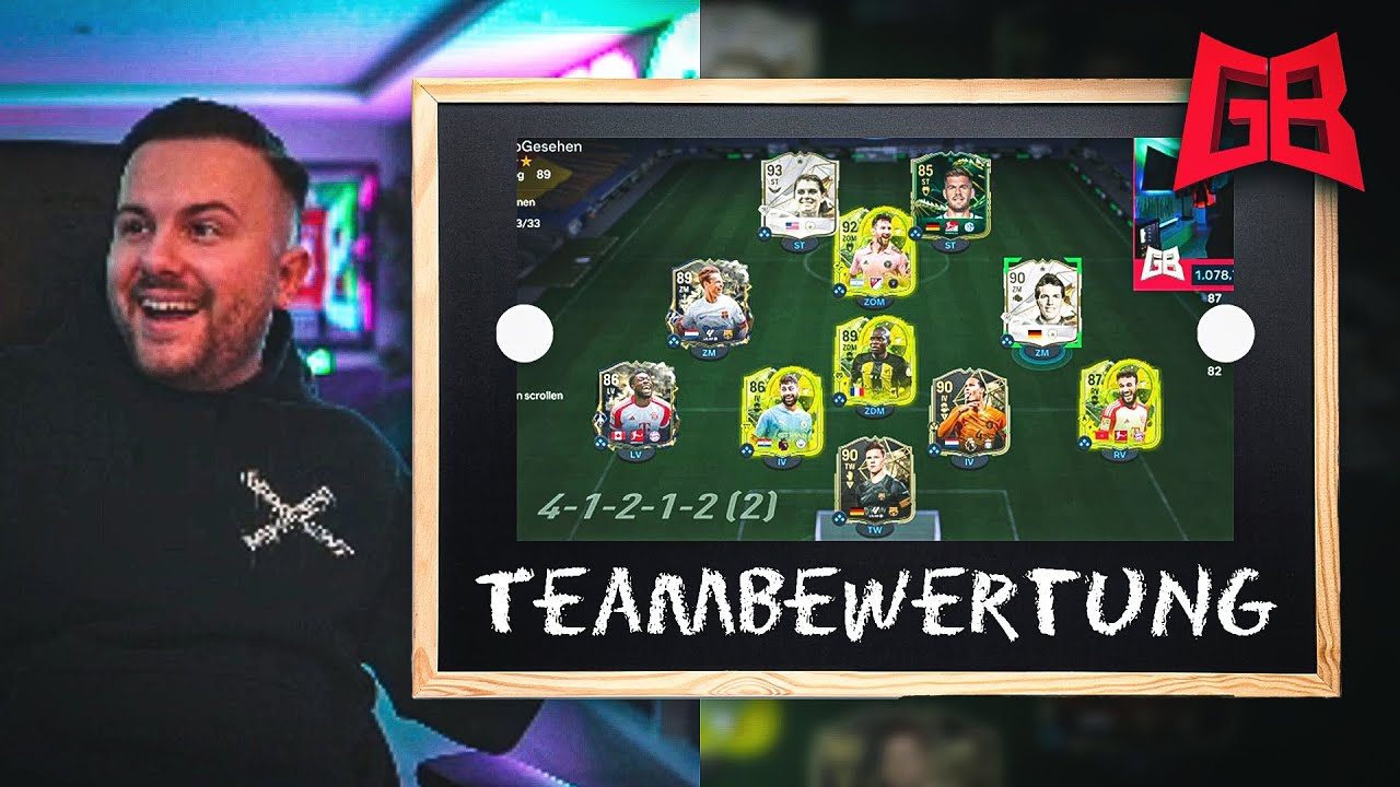 DAS COOLSTE TEAM in EA FC 24 😍 GamerBrother BEWERTET sein WEEKEND LEAGUE TEAM mit TERODDE 🔥