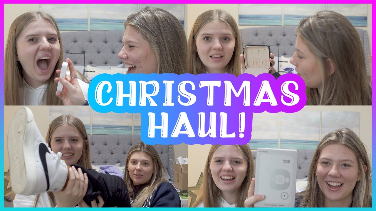 What We Got For Christmas ||  Christmas Haul 2022 || Taylor & Vanessa