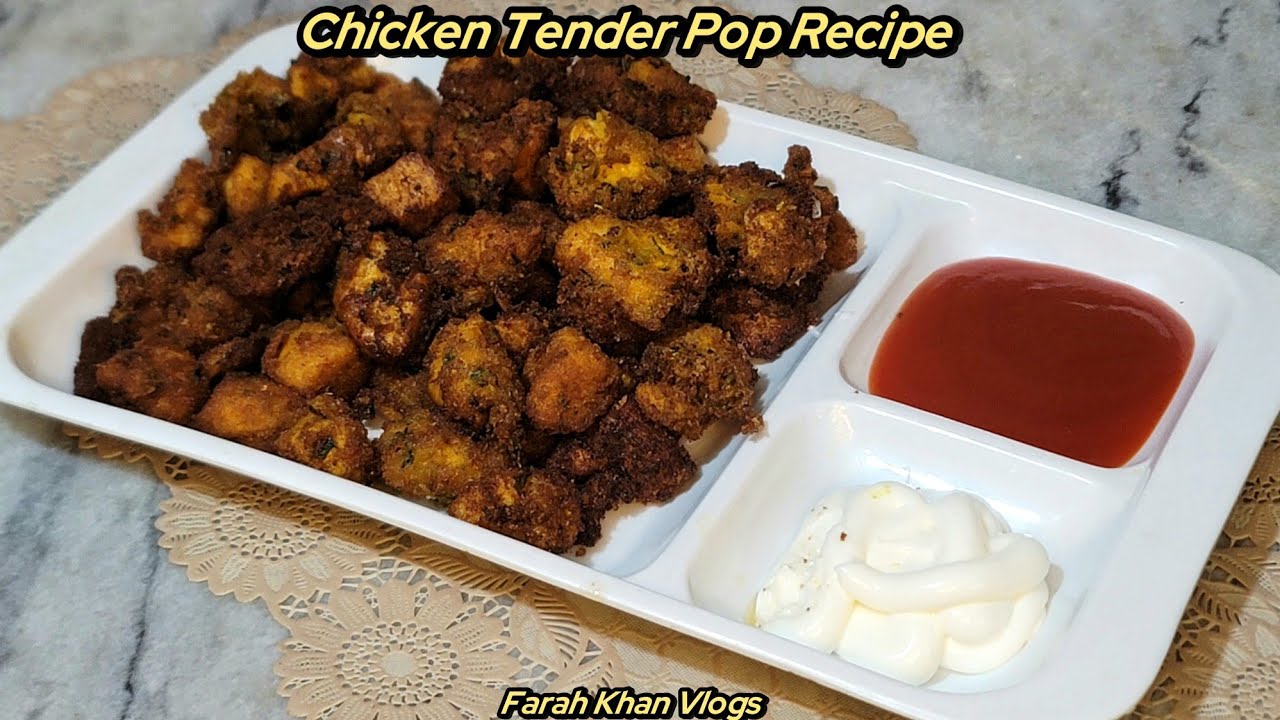 Chicken Tender Pops Recipe Ramadan Special Recipe Farah Khan Vlogs