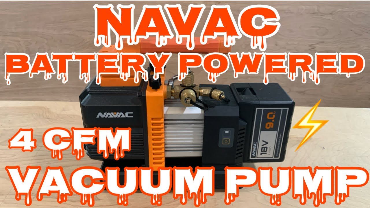 Navac 4cfm Cordless Vacuum Pump