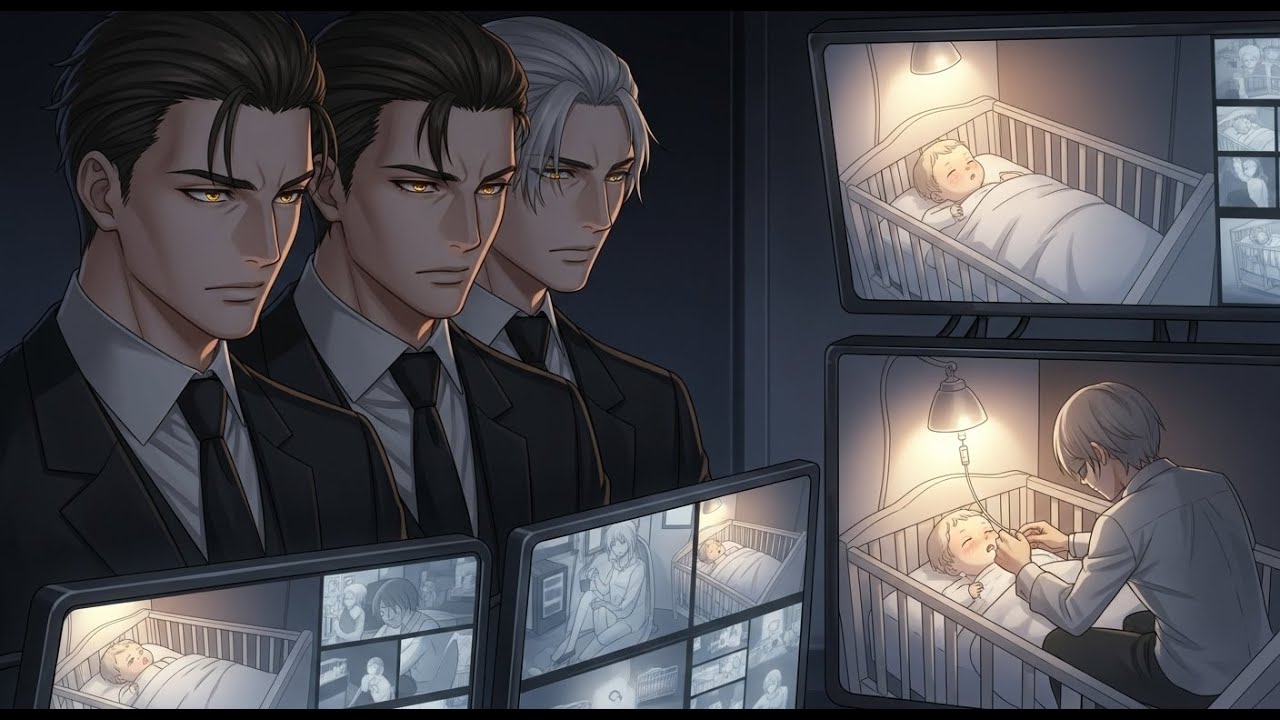 Triplet Alpha Mafia Watch Hidden Cameras in Their Sick Baby Room - What the Mute Omega Did Made Them