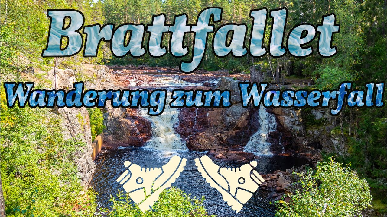 Brattfallet - Wasserfall des Halgån in Schweden