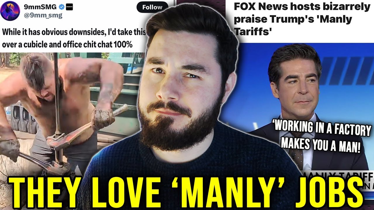 Conservative Men LOVE 'Masculine' Jobs (but don't want to work them)