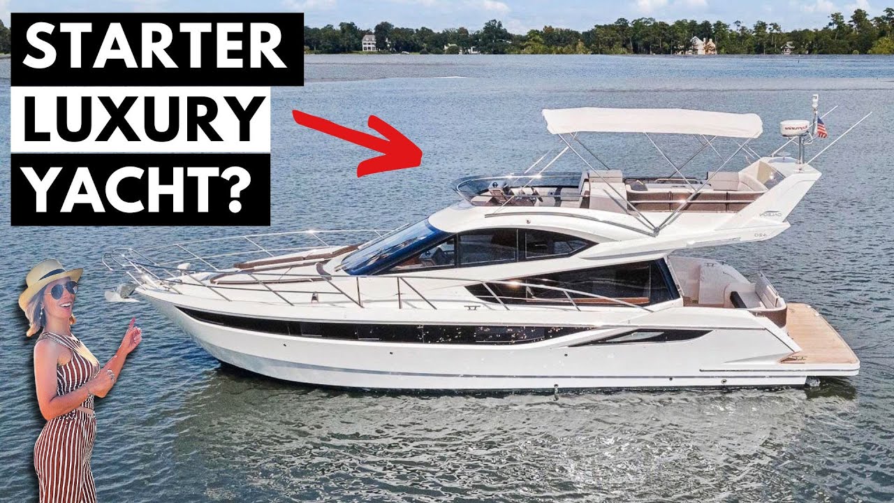 Подержанная GALEON 420 FLY 2018 года $ 549 990 Быстрая круизная доступная роскошная моторная яхта