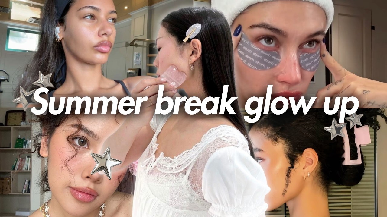 How to glow up like your life depends on it during the summer break (2 weeks challenge)