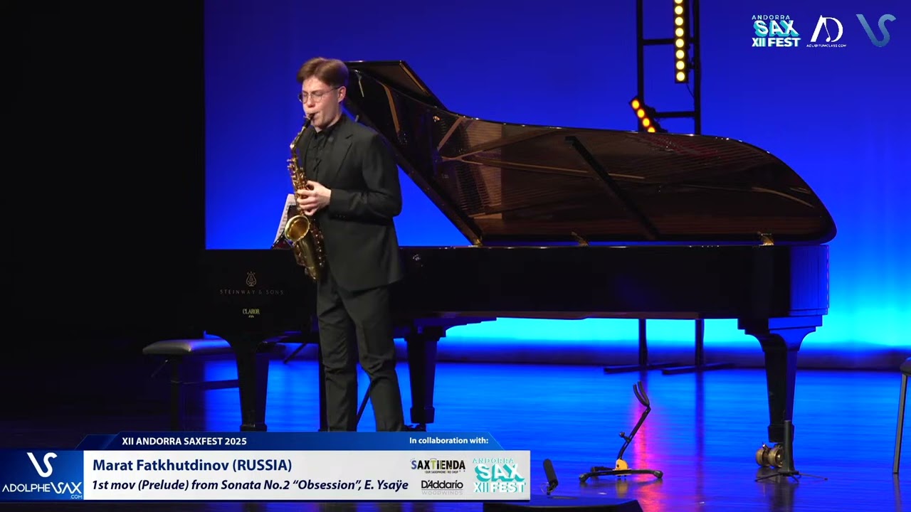 Marat Fatkhutdinov (Russia) plays Prelude from Sonata No. 2 “Obsession” by Eugène Ysaÿe