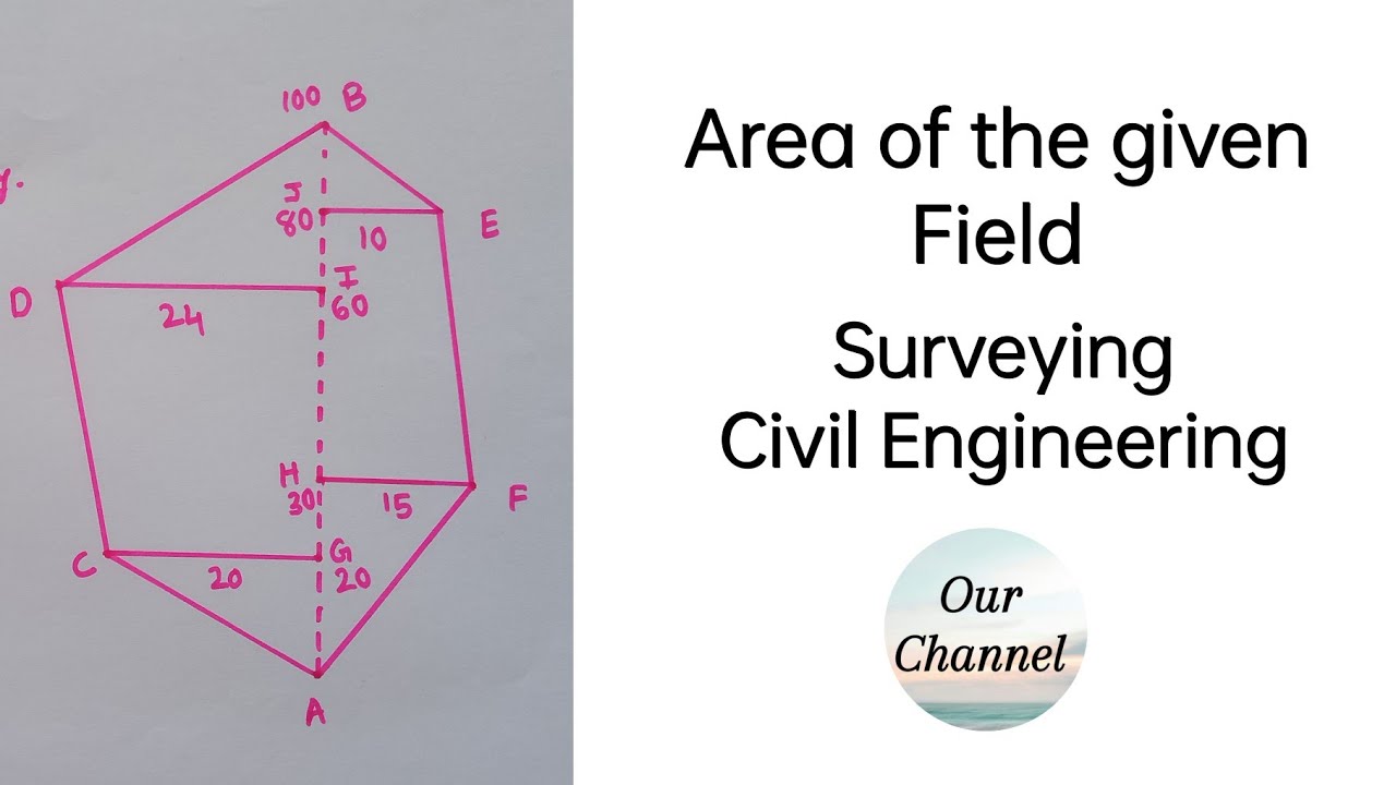 Finding the Area of a given Field | Surveying | Civil Engineering | Engineering