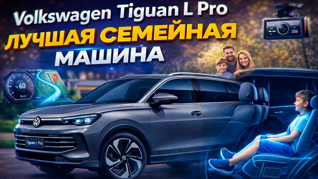 Машина, в которую ВЛЮБЛЯЮТСЯ семьи — Volkswagen Tiguan L Pro ❤️