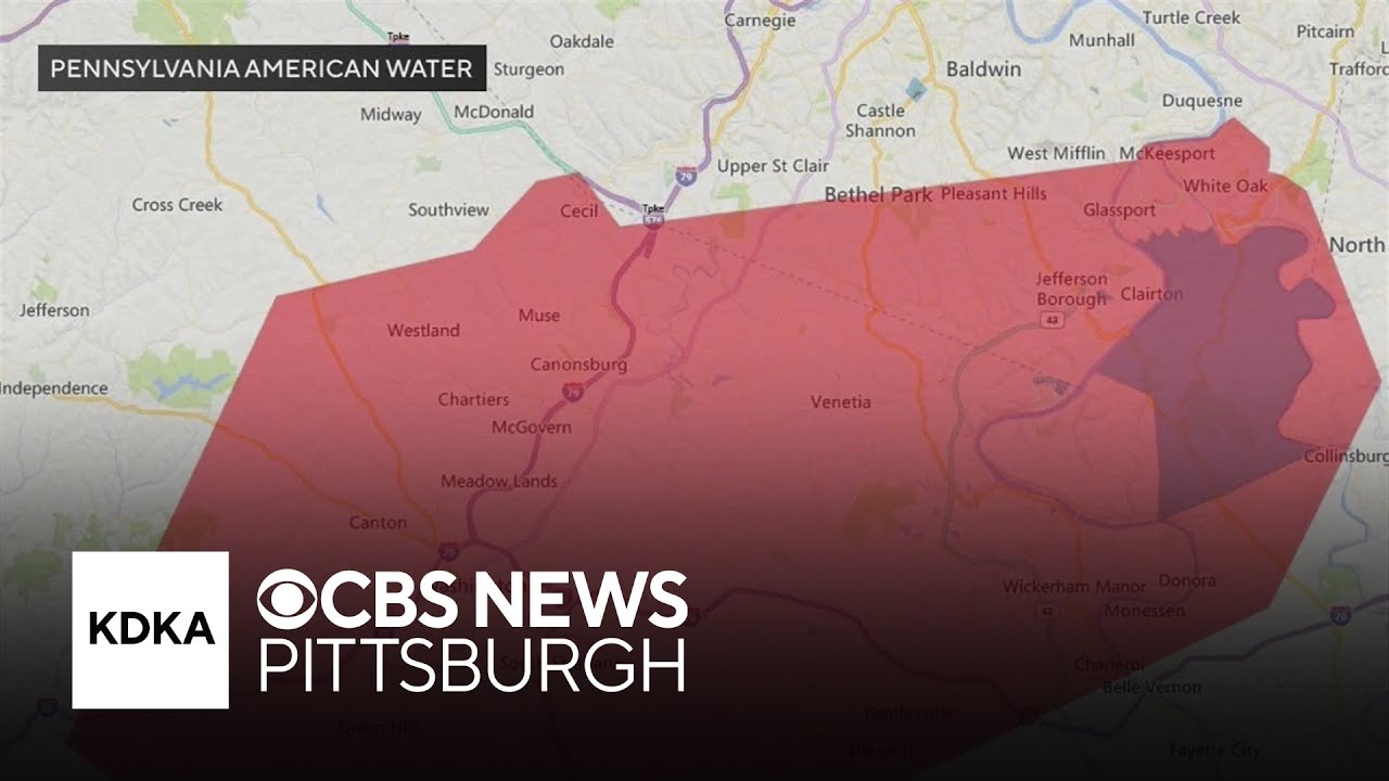 Boil water advisory notice issued for Allegheny and Washington counties