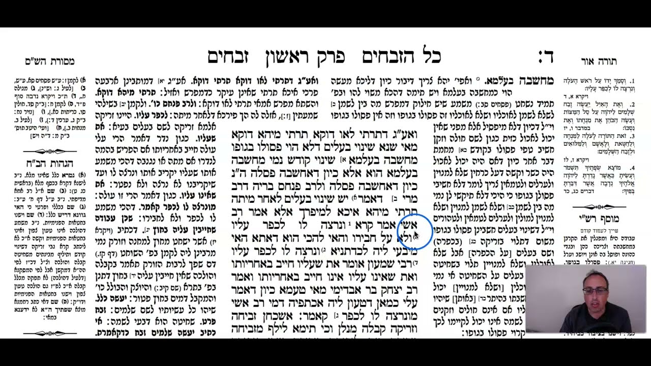 Zevachim Daf 4b Daf Yomi Gemara (Talmud) Meseches Zevachim Mesechet Zevachim Masechet Zevachim