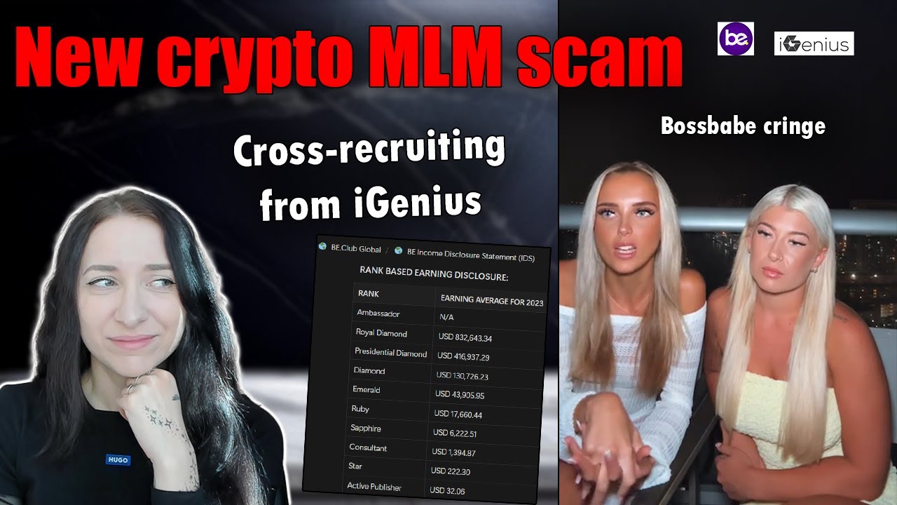 New MLM crypto scam | Bossbabes recruiting from iGenius into BE | #antimlm #igenius