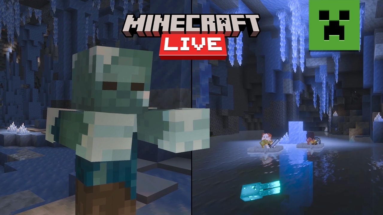 FIRST LOOK: THE ICE CAVES | Minecraft LIVE &ndash; SEPT 2026