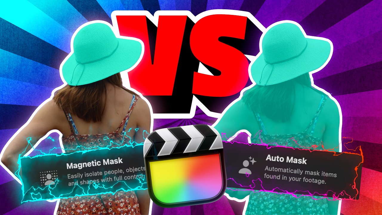 Magnetic Mask против Auto Mask в обновлении Final Cut Pro 12.3