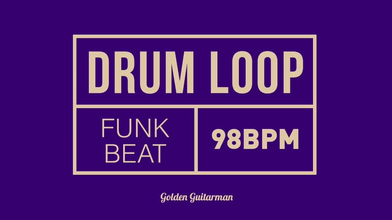 Funk Drum Loop 98 BPM