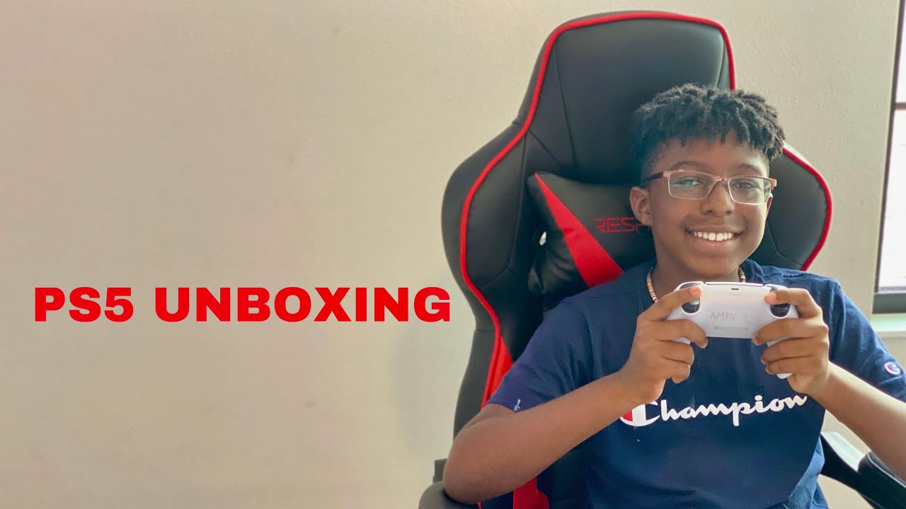 Surprising son with PS5 , unboxing PS5 /game room