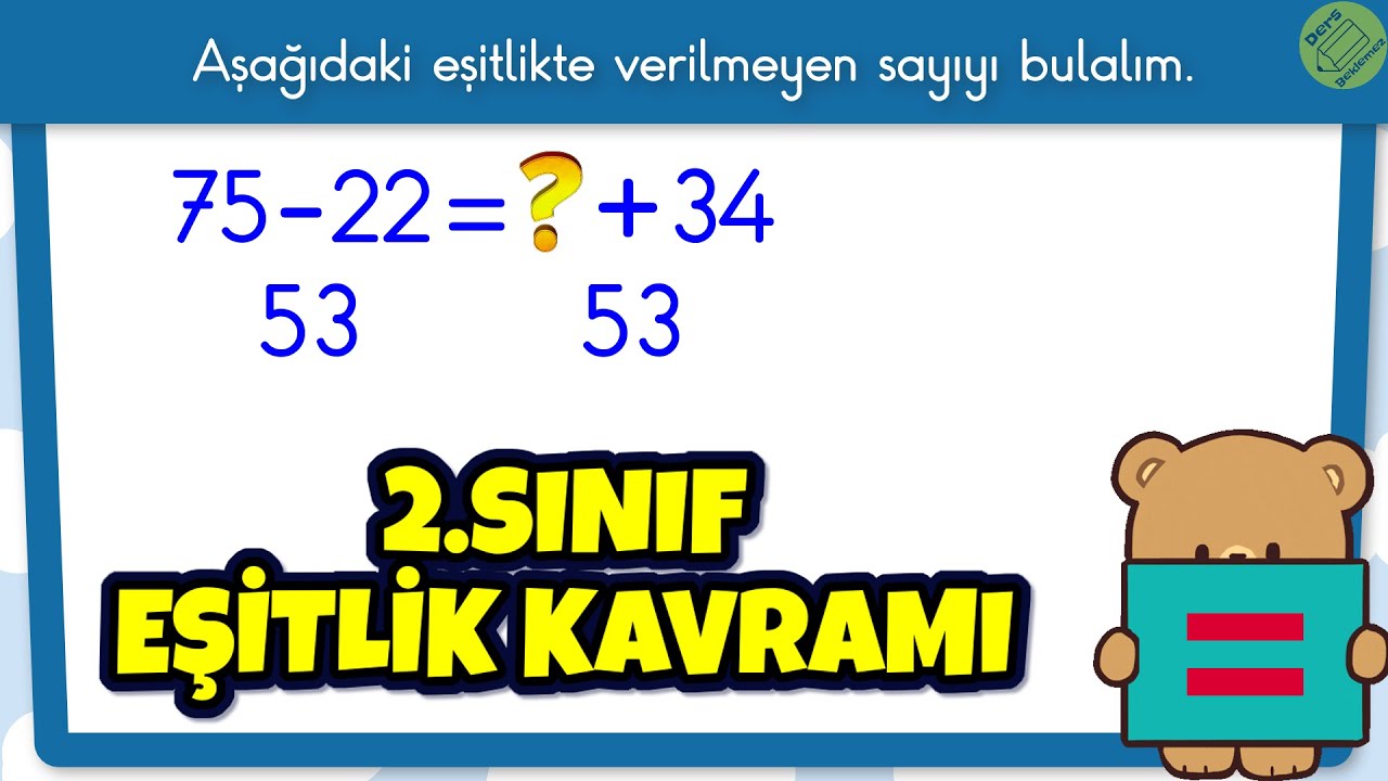 2.Sınıf -  Eşitlik Kavramı