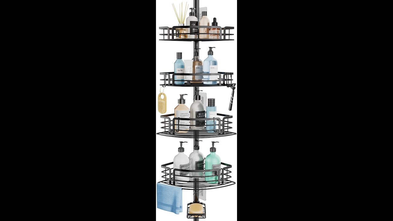 Assembly instruction- Consumest Adjustable Corner Shower Caddy Organizer-ZWJ149 (ASIN: B0DCJ75DCV)