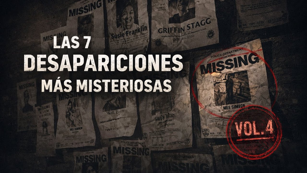 TOP: Las 7 desapariciones más misteriosas e inquietantes | Volumen 4