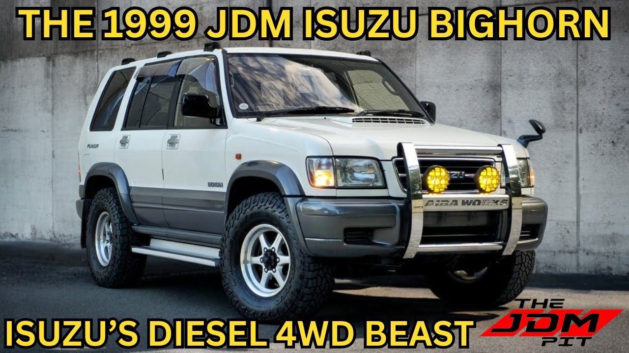 Let's walkaround and test drive this 1999 JDM Isuzu Bighorn Diesel!  Let's GO!!