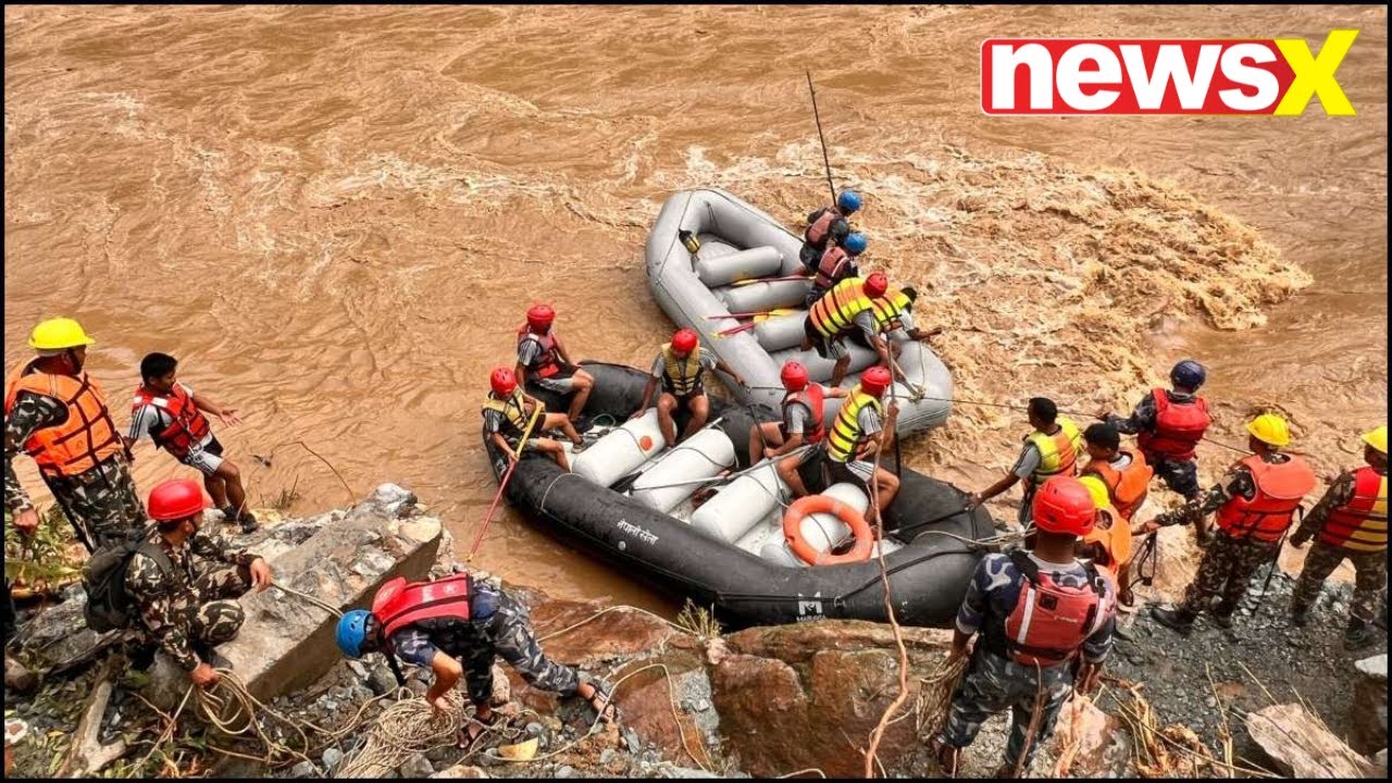 2 Buses Swept Down To Trishuli River In Nepal | 63 People Including 7 Indians Missing | NewsX