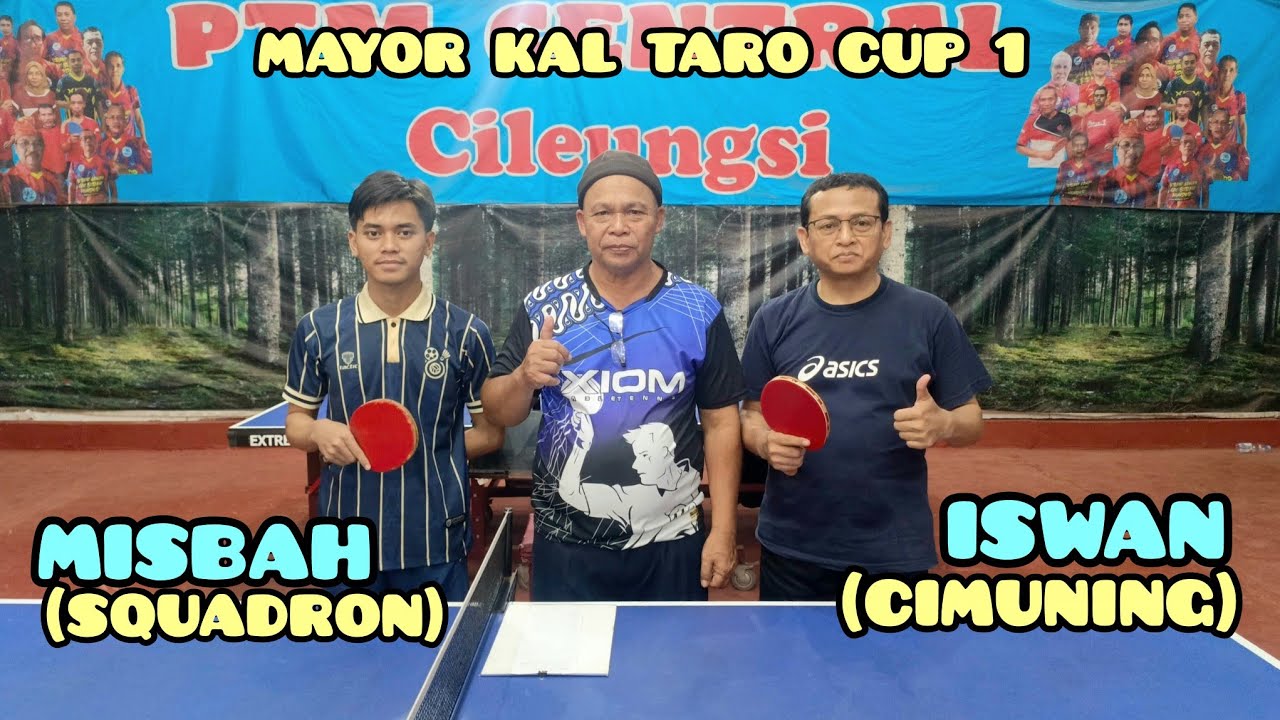KALAH SERANGAN ‼️Iswan (CIMUNING) 🆚 Misbah (SQUADRON)||MAYOR KAL TARO CUP 1||GOR CENTRAL CILEUNGSI||