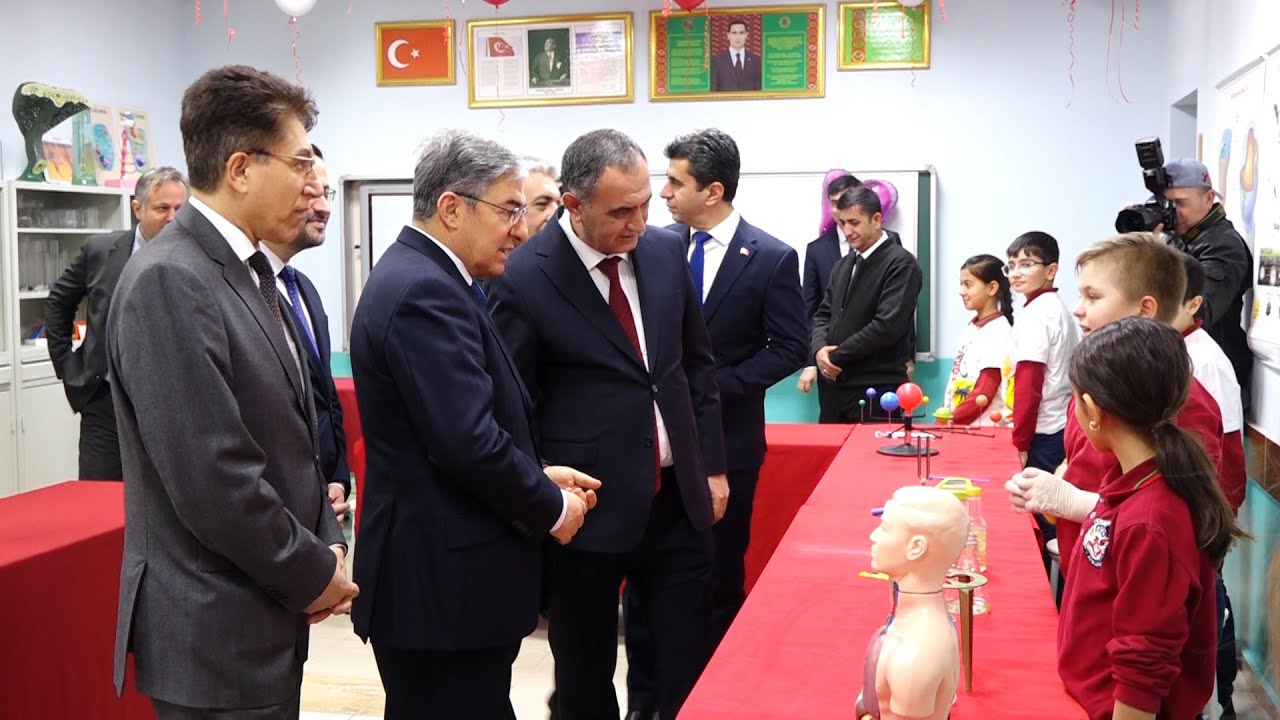 Aşkabat Ortak Türkmen Türk Okulunda Yeni Atölyeler Açıldı