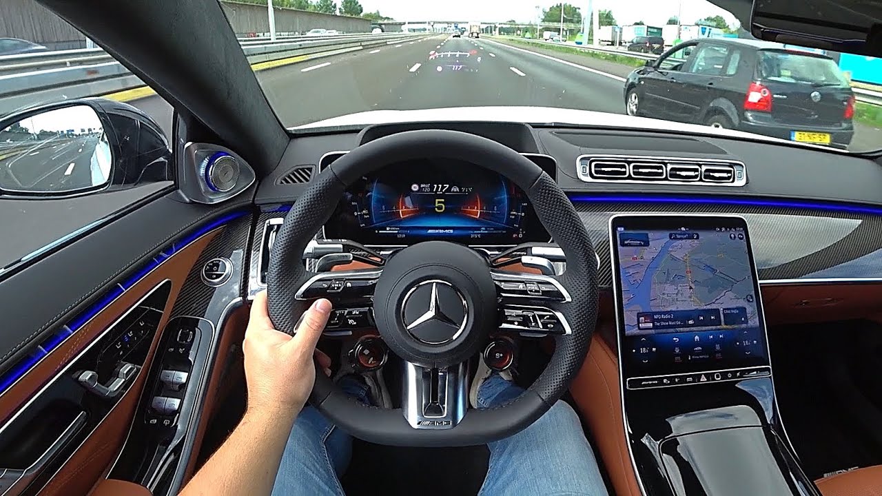 Тест-драйв нового MERCEDES S63 AMG — официальный автомобиль, похожий на самолет, мощностью 802 ло...
