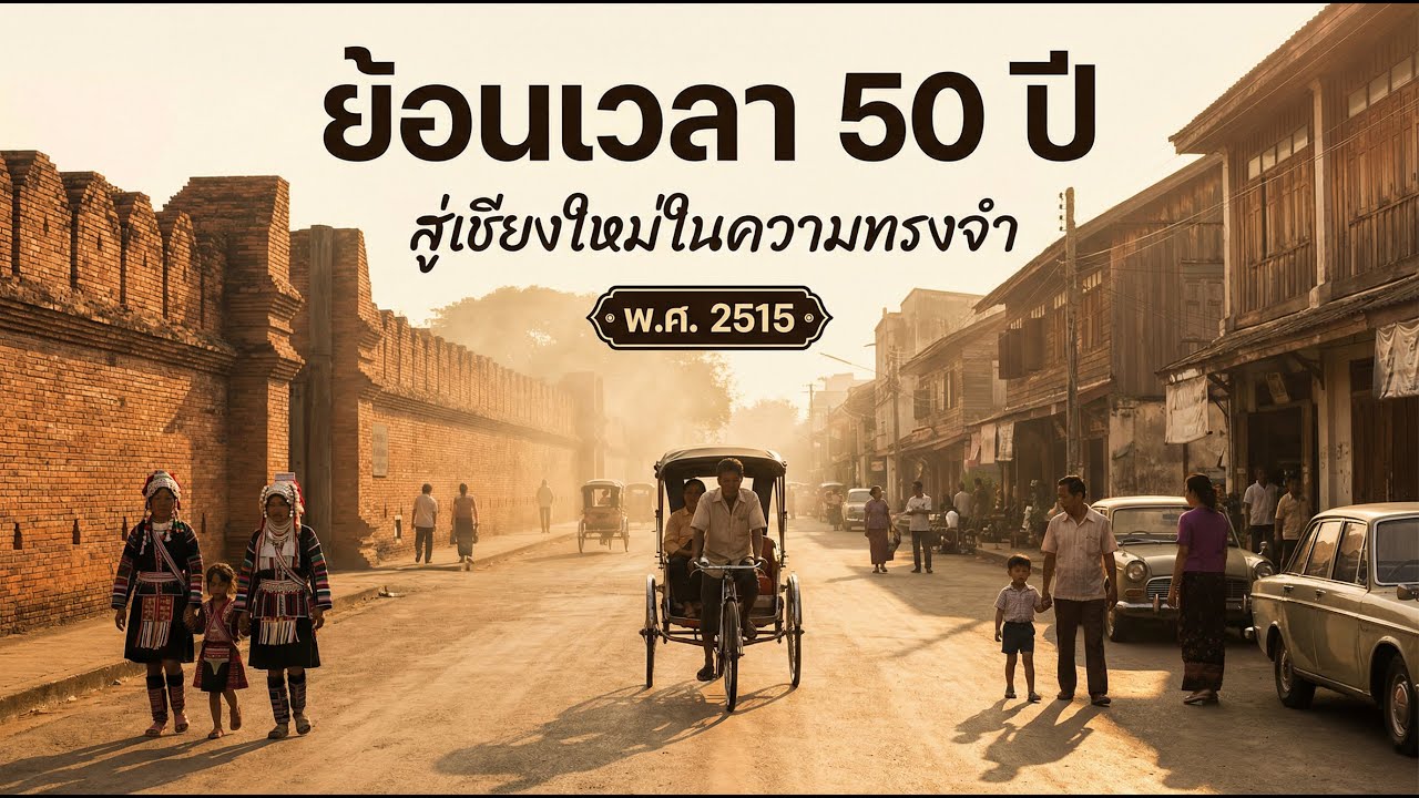 พ.ศ.2515 ย้อนเวลา 50 ปี  สู่เชียงใหม่ในความทรงจํา