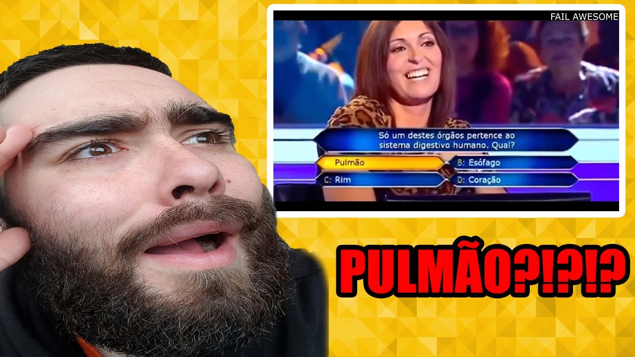 REAGI AOS MELHORES FAILS DA TV PORTUGUESA!!!