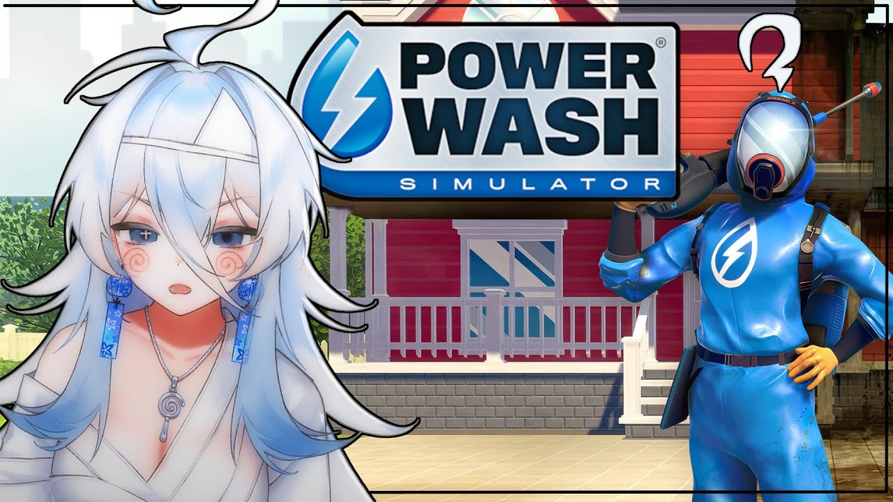 POWERWASHING SIM + CHAT【  Furin Mizuki 】