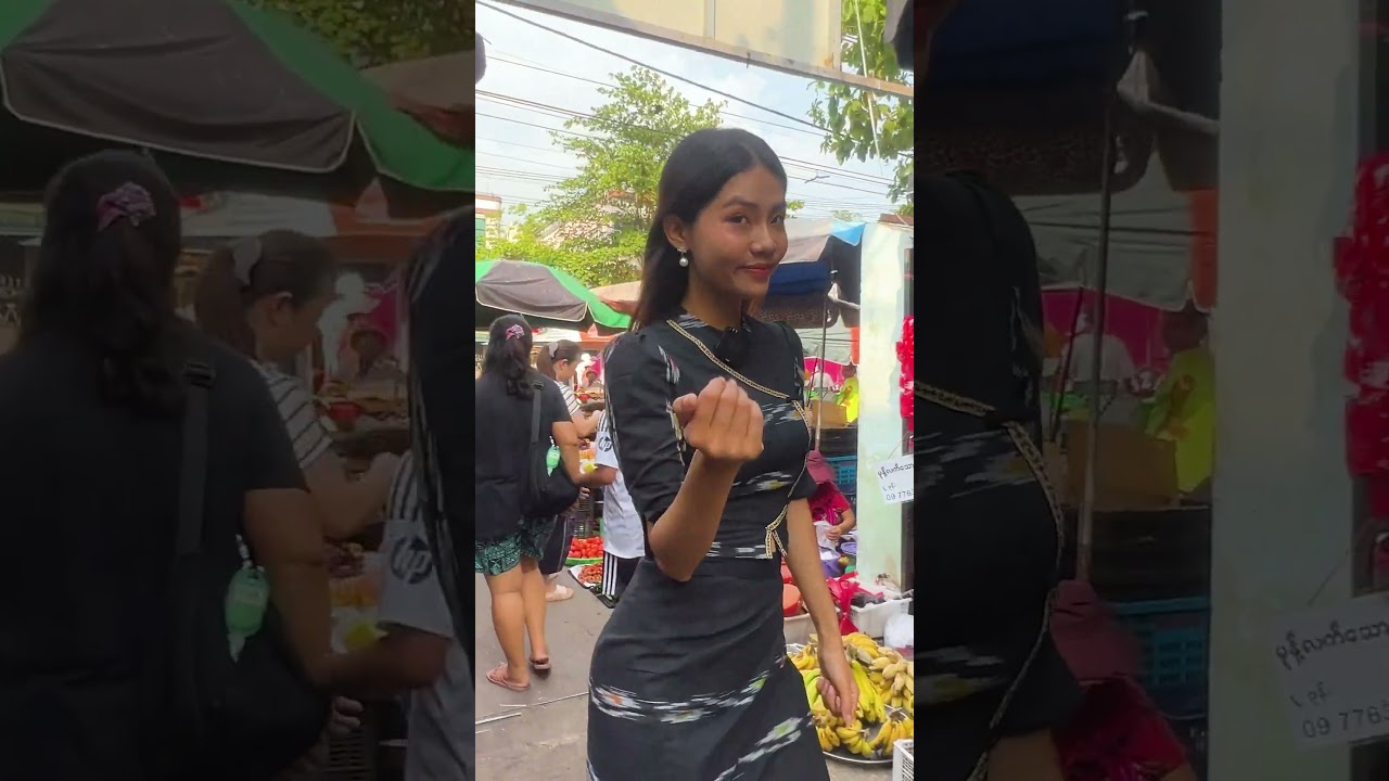 Exploring the vibrant local market of Yangon, Myanmar. (Burma)