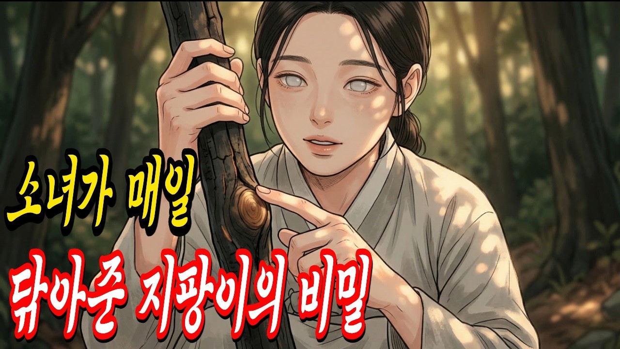 낡은 나무토막에 매일 말을 걸던 소녀가 있었습니다. 그 안에 있던 것I야담I민담I설화I전설I조선야담I옛날이야기I오디오북