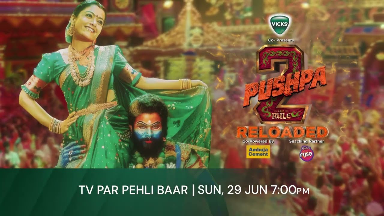 Pushpa 2 Reloaded | TV Par Pehli Baar | 20 Extra Minutes | Sun, 29 Jun, 7 PM | Promo | Zee Cinema