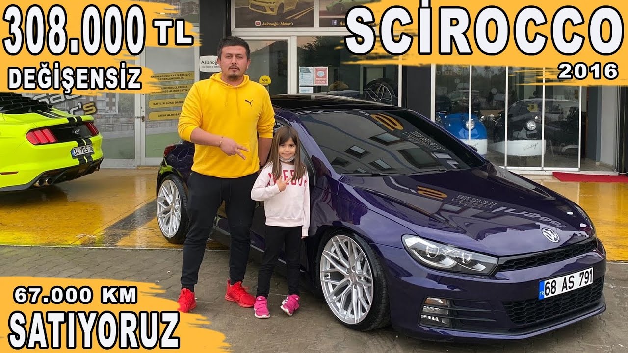 308.000TL 2016 Model VOLKSWAGEN Scirocco SATIYORUZ I Aslanoğlu Haydar