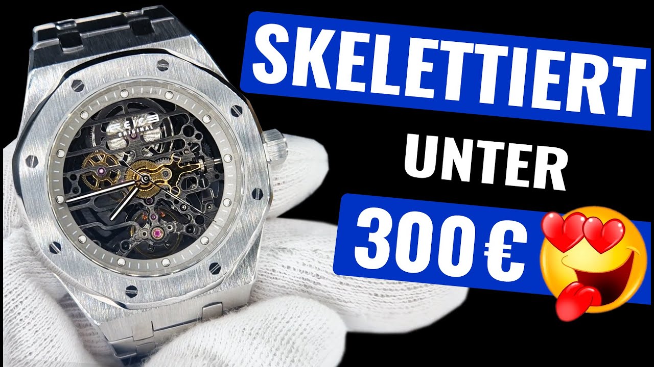 FEICE FM019 Review - skelletierte Automatikuhr im Royal Oak Design