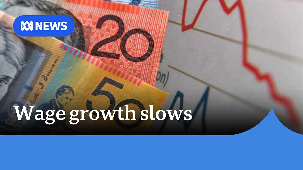 Wage growth slows, still lagging behind inflation | ABC NEWS